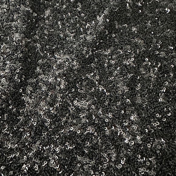 Sequined Black Mini-Skirt - Picture 3 of 6